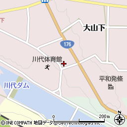 兵庫県丹波篠山市大山下419周辺の地図