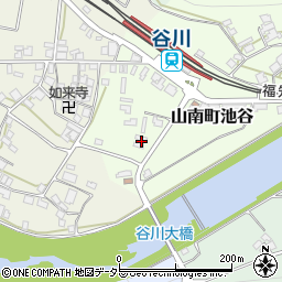 兵庫県丹波市山南町池谷85-1周辺の地図