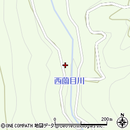 西薗目川周辺の地図