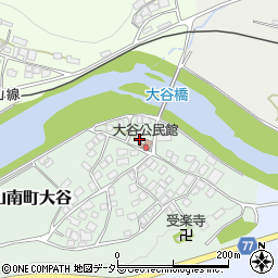 兵庫県丹波市山南町大谷146周辺の地図