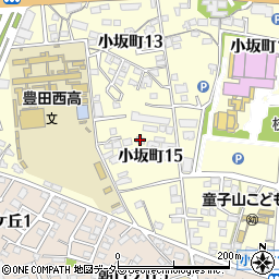 アビタシオン小坂　Ａ周辺の地図