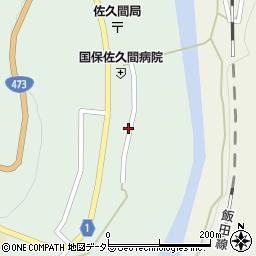 静岡県浜松市天竜区佐久間町中部91周辺の地図