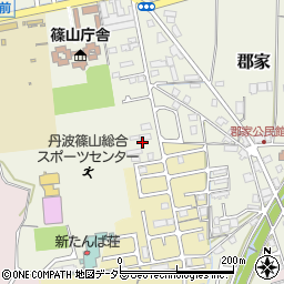兵庫県丹波篠山市郡家891周辺の地図