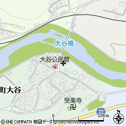 兵庫県丹波市山南町大谷152周辺の地図