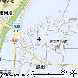 兵庫県丹波篠山市黒田454周辺の地図