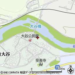 兵庫県丹波市山南町大谷153周辺の地図