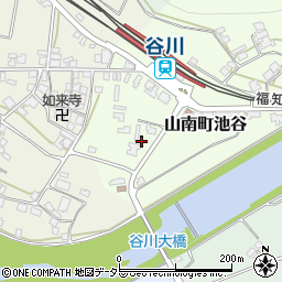 兵庫県丹波市山南町池谷98-1周辺の地図