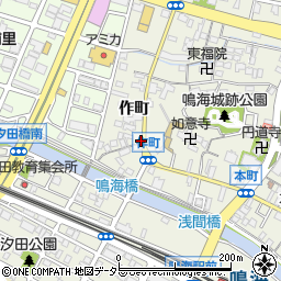 愛知県名古屋市緑区鳴海町作町周辺の地図