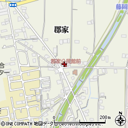 兵庫県丹波篠山市郡家296周辺の地図