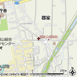 兵庫県丹波篠山市郡家299周辺の地図