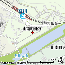 兵庫県丹波市山南町池谷76-3周辺の地図