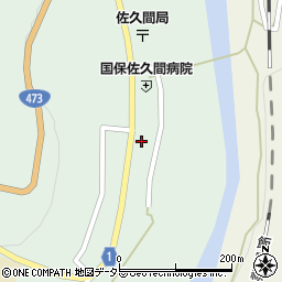 静岡県浜松市天竜区佐久間町中部97周辺の地図