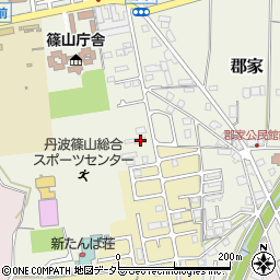 兵庫県丹波篠山市郡家890周辺の地図
