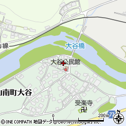 兵庫県丹波市山南町大谷148周辺の地図