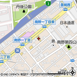 西日本三菱星崎店周辺の地図