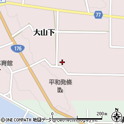 兵庫県丹波篠山市大山下207周辺の地図