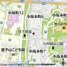 愛知県豊田市小坂本町6丁目106周辺の地図