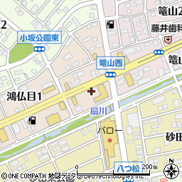 リンガーハット名古屋篭山店周辺の地図