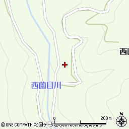 愛知県北設楽郡東栄町西薗目折地8周辺の地図