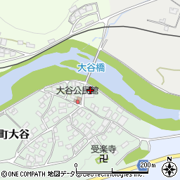 兵庫県丹波市山南町大谷154周辺の地図