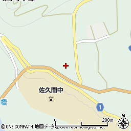 静岡県浜松市天竜区佐久間町中部516周辺の地図