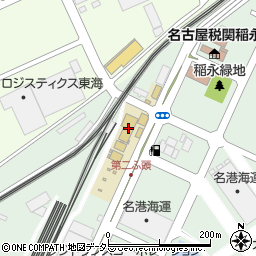 ポリテクセンター名古屋港周辺の地図