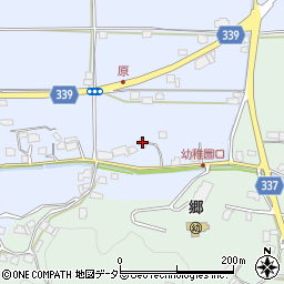 岡山県苫田郡鏡野町原7周辺の地図
