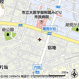 愛知県名古屋市緑区鳴海町宿地周辺の地図