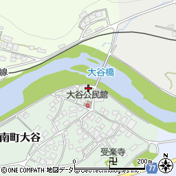 兵庫県丹波市山南町大谷178周辺の地図