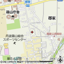 兵庫県丹波篠山市郡家885周辺の地図