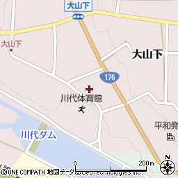 兵庫県丹波篠山市大山下430周辺の地図