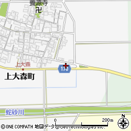 滋賀県東近江市上大森町2690周辺の地図