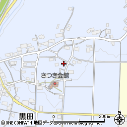 兵庫県丹波篠山市黒田43周辺の地図