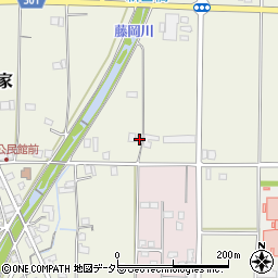 兵庫県丹波篠山市郡家69周辺の地図