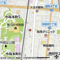 愛知県豊田市小坂本町5丁目14周辺の地図