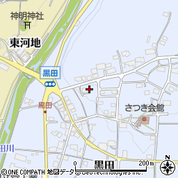 兵庫県丹波篠山市黒田463周辺の地図
