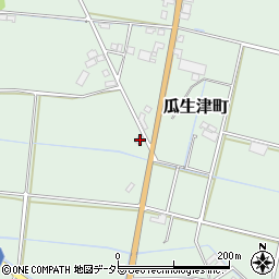 滋賀県東近江市瓜生津町548周辺の地図