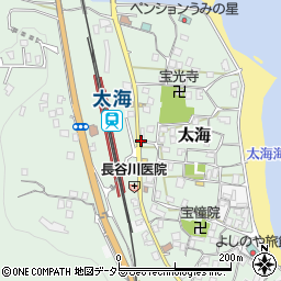 太海駅周辺の地図