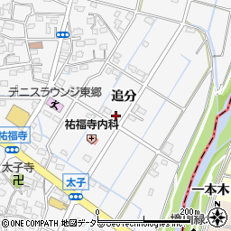 愛知県愛知郡東郷町春木追分91周辺の地図