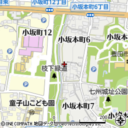 愛知県豊田市小坂本町6丁目103周辺の地図