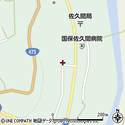 静岡県浜松市天竜区佐久間町中部119-1周辺の地図