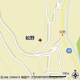 静岡県静岡市葵区松野405周辺の地図