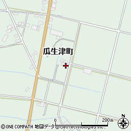 滋賀県東近江市瓜生津町2559周辺の地図