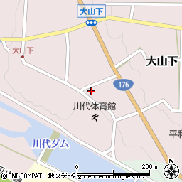 兵庫県丹波篠山市大山下434周辺の地図