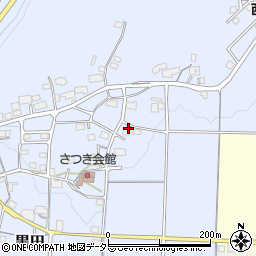 兵庫県丹波篠山市黒田44周辺の地図