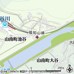 兵庫県丹波市山南町池谷9-8周辺の地図