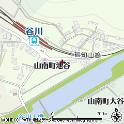兵庫県丹波市山南町池谷126-2周辺の地図