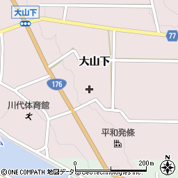 兵庫県丹波篠山市大山下406周辺の地図