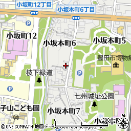 愛知県豊田市小坂本町6丁目94周辺の地図