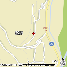 静岡県静岡市葵区松野385-2周辺の地図